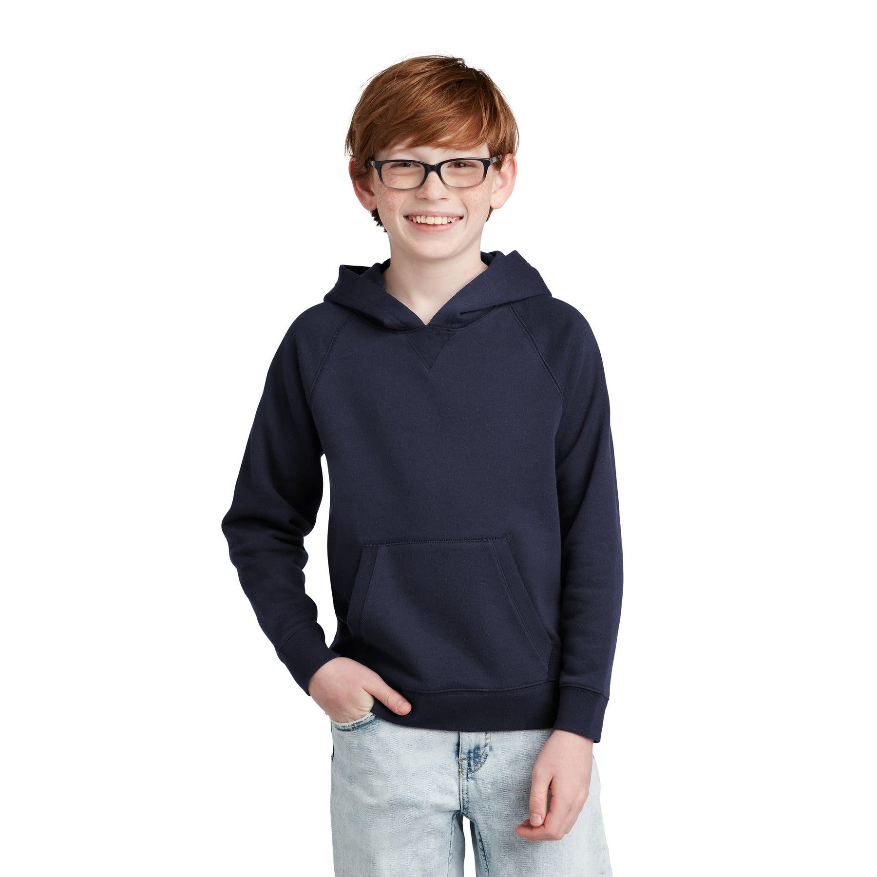 Sport-Tek-Sport-Tek® Youth Drive Fleece Pullover Hoodie YSTF200-MedTech-4